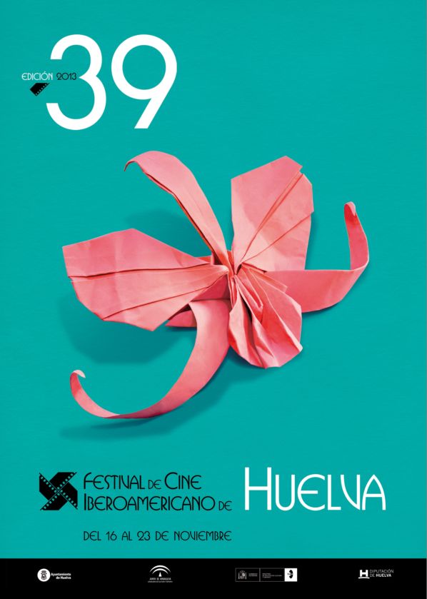 Cartel del 39 Festival de Cine Iberoamericano de Huelva.