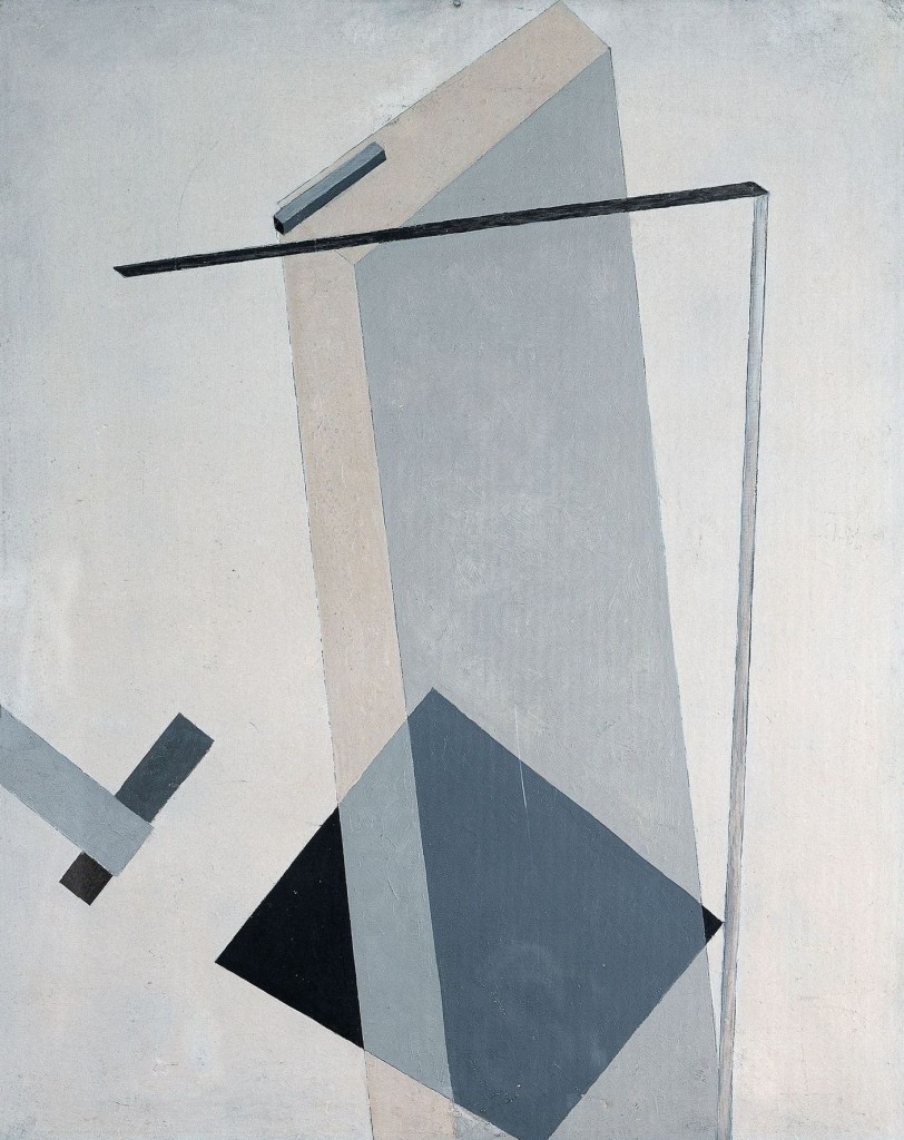 Proun 4B  1919-1920. El Lissitzky (1890-1941). Museo Thyssen-Bornemisza, Madrid