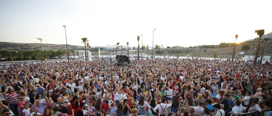 1.800 personas bailando sevillanas en el recinto ferial de Estepona © Ayuntamiento de Estepona